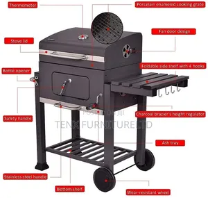 Barbecue Portable - Stainless Steel Folding Grill