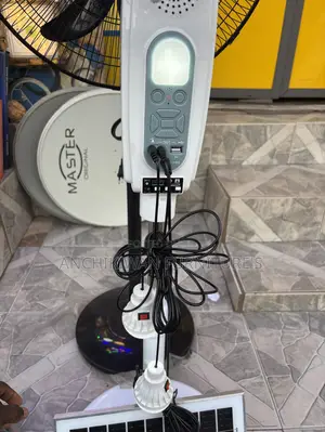 Wininstar Recheagerble Solar16inch Standing Fan Cash On Delivery