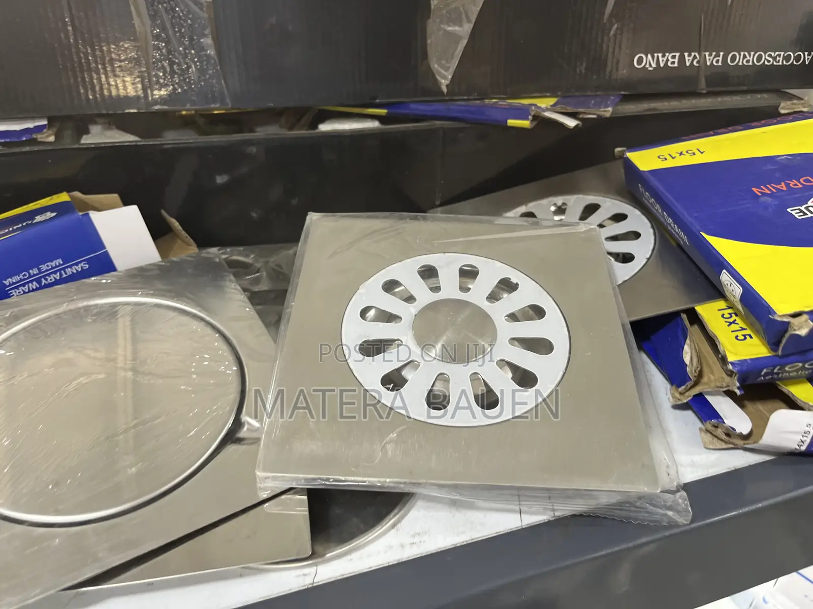 Minimalist Big Metal Floor Drain