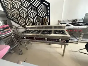 Commercial Standing 4 Burner High Pressure Stove/Cooker