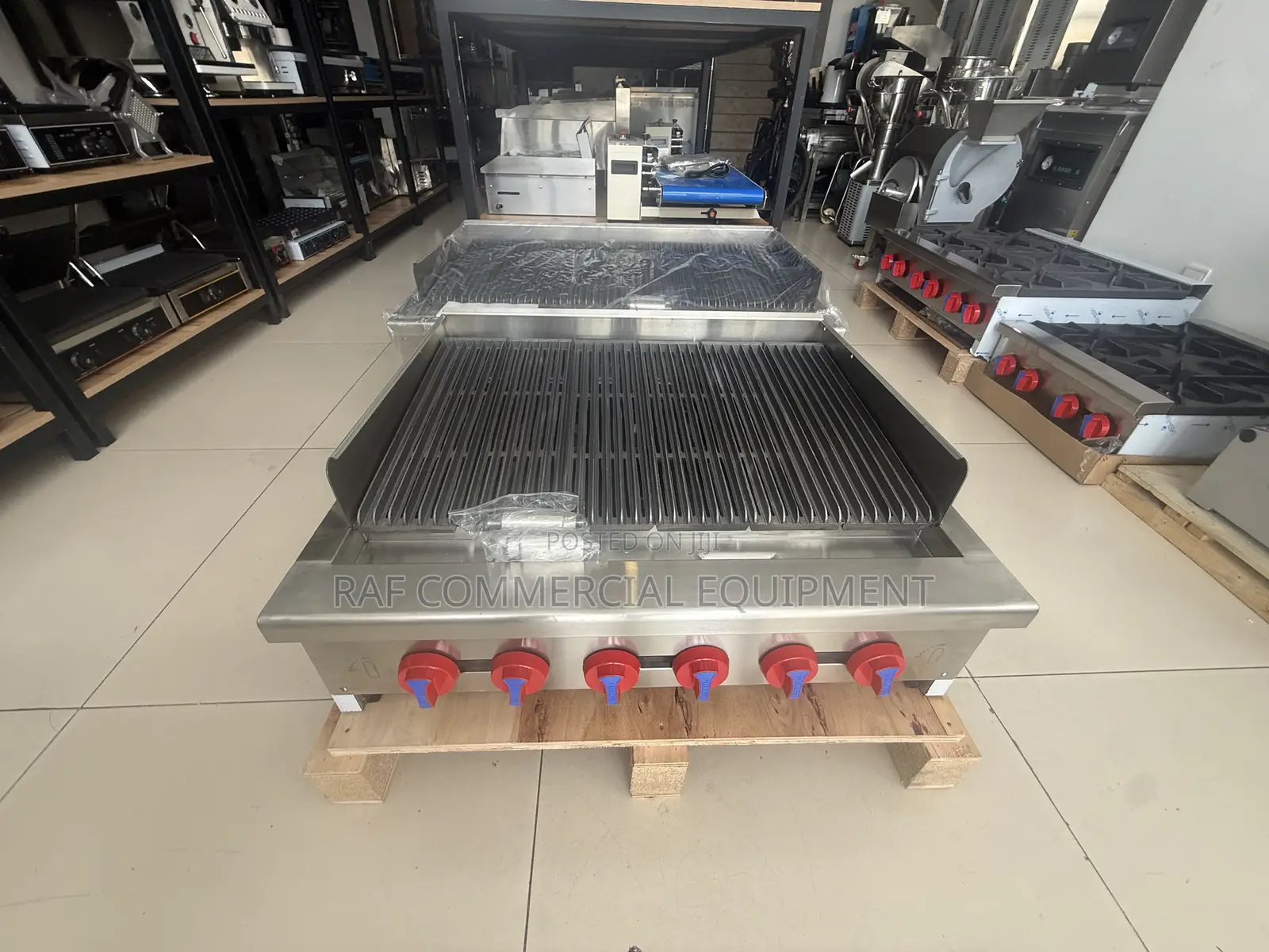 Commercial Tabletop Charcoal Gas Grill 90cm