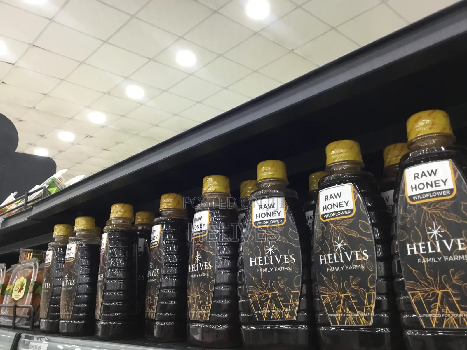 Raw Honey 100% Pure, Helives Organic Unfiltered Fda Certified Approved