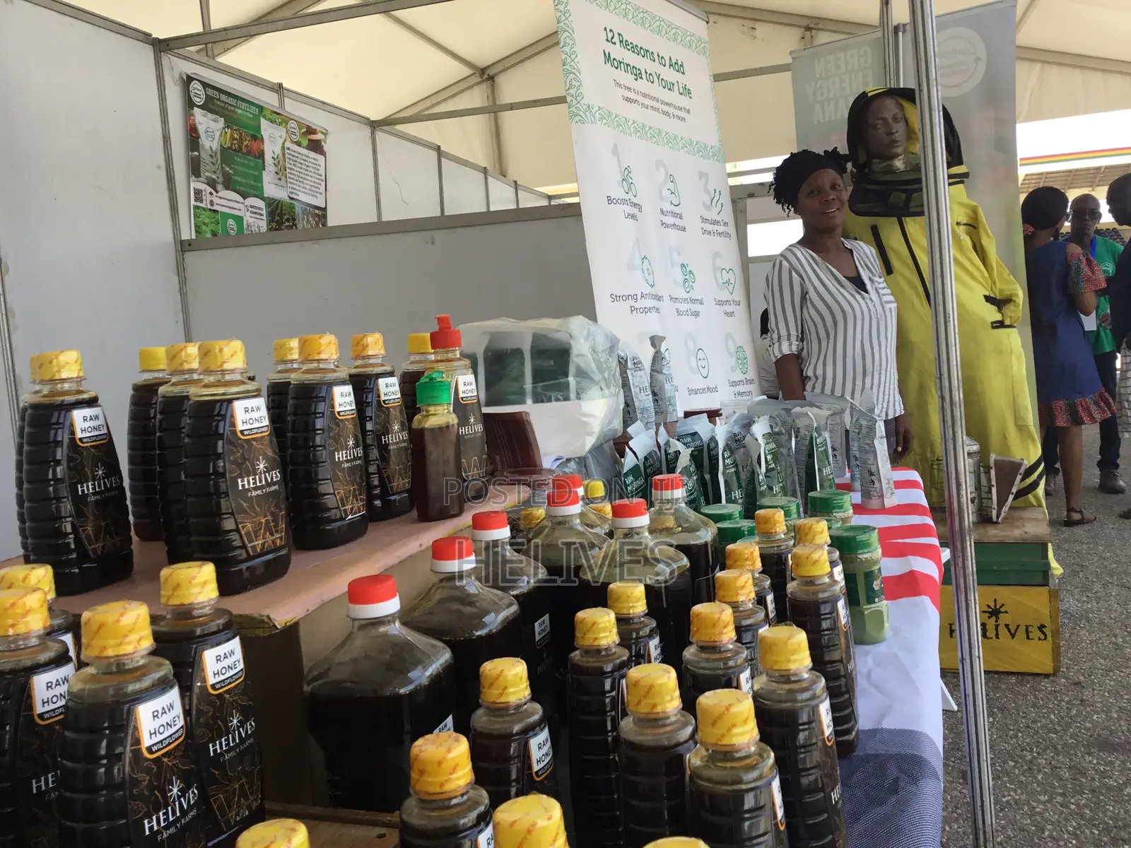 Raw Honey 100% Pure, Helives Organic Unfiltered Fda Certified Approved