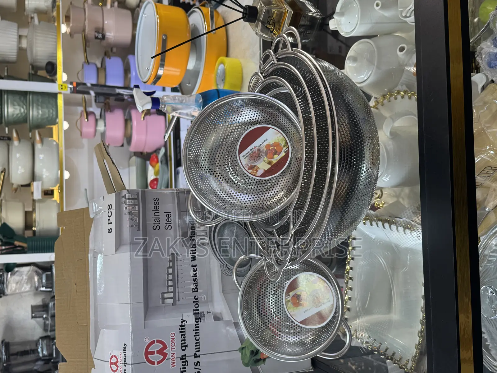 Stainless Steel Strainer Set 6pcs