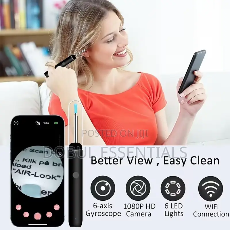 Ear Cleaner With Wireless Camera Compatible With Android And Ios