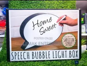 Speech Bubble Light Box