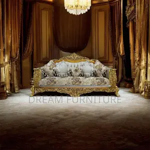 New Golden Sofa Set