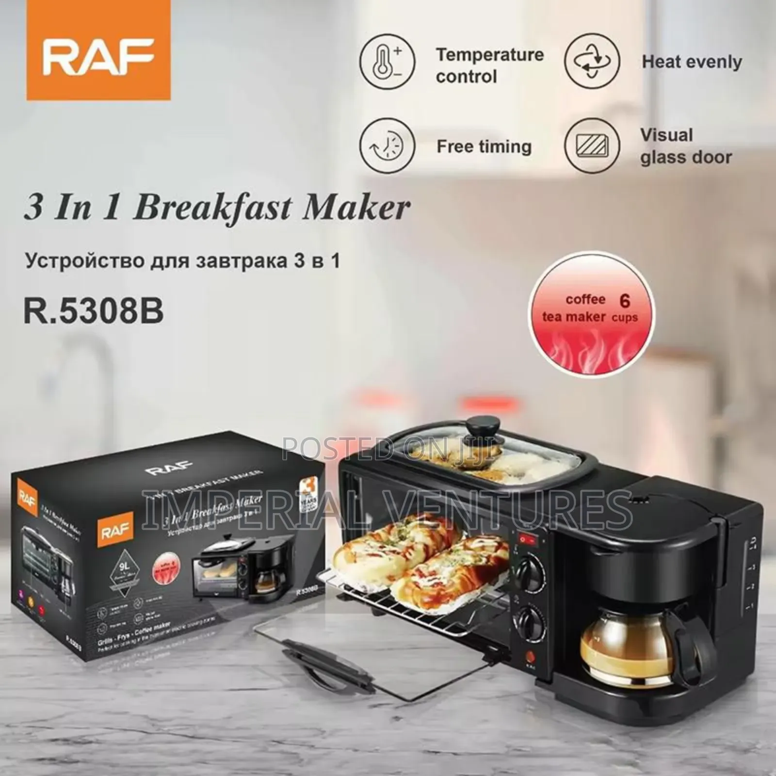Raf 3 in 1 Breakfast Maker