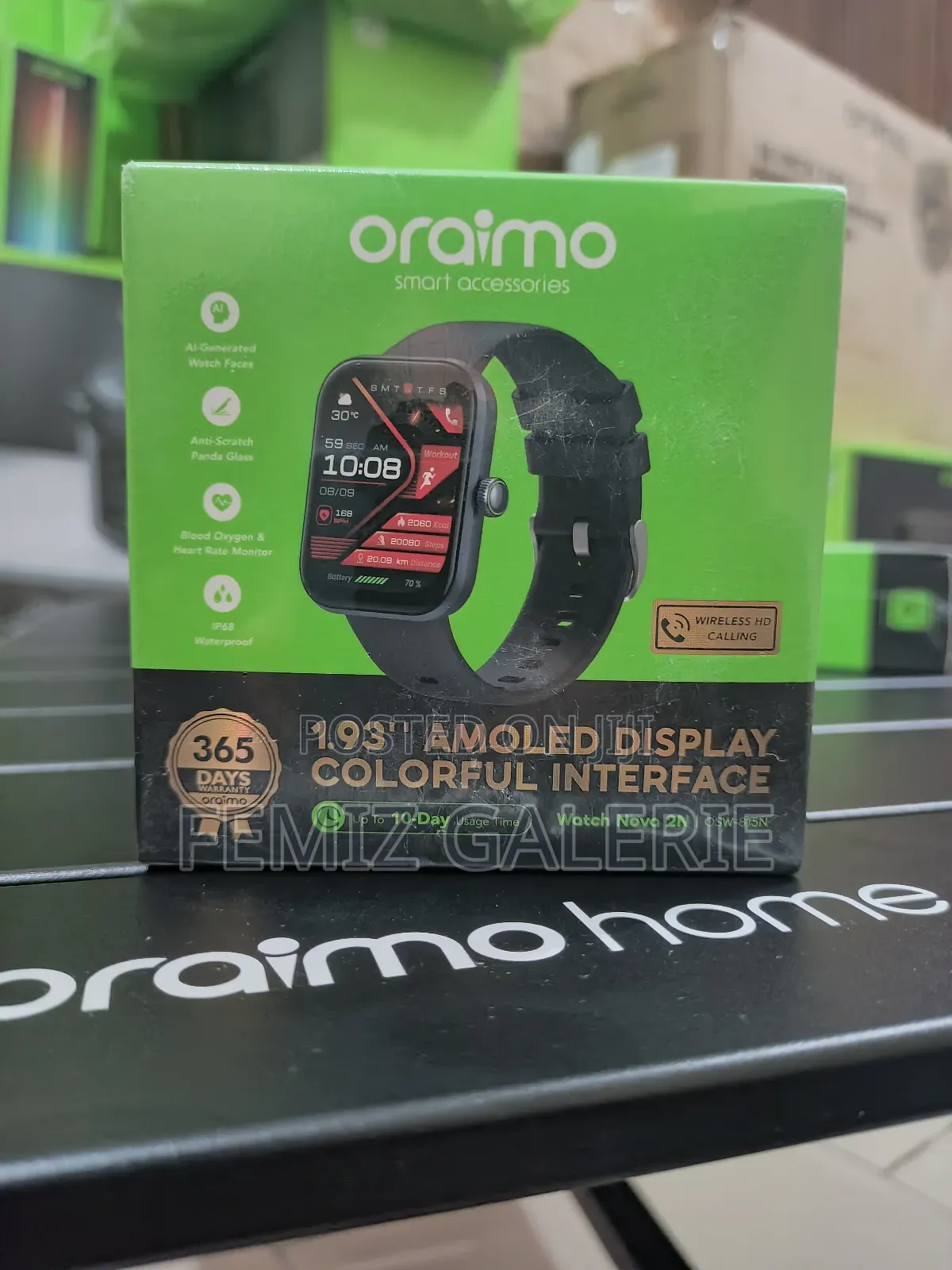 Oraimo Watch Nova 2n 1.93'' Amoled 33-Day Standby Smart Watch