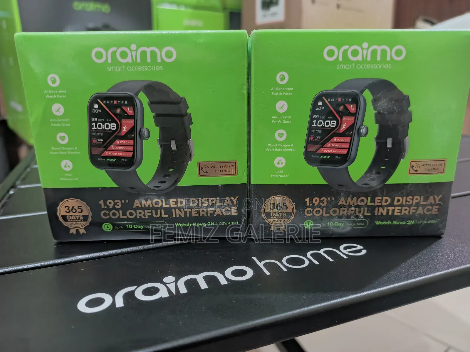 Oraimo Watch Nova 2n 1.93'' Amoled 33-Day Standby Smart Watch