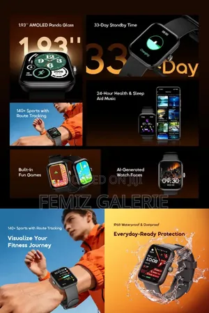 Oraimo Watch Nova 2n 1.93'' Amoled 33-Day Standby Smart Watch