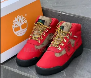 Timberland Supreme Field Boots Red Black