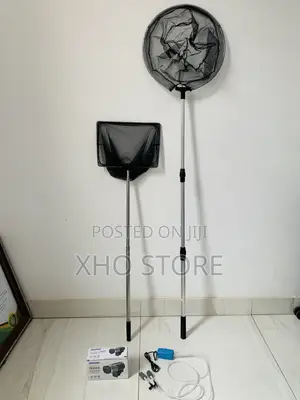 Fish Net, Extendible Anti-slip Handle,Scoop Net 150cm And 105cm
