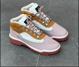 Timberland Field Boots Pink N Red Wine