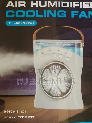 180 Degree Rotation Adjustment Portable Water Spraying Cooling Fan
