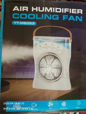 Yt-m2053 Air Humidifier Cooling Fan Cordless Rechargeable Chargeable