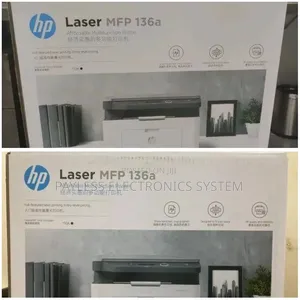 Hp Laserjet 136a Printer B/W Print Scan Copy / 110a Toner