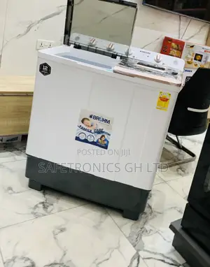 Secure Fast Bruhm 12kg Semi-Automatic Top Load Washing Machine