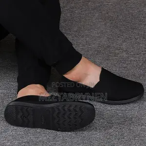 Men's Sneakers Casual Canvas Shoes Sport - Black