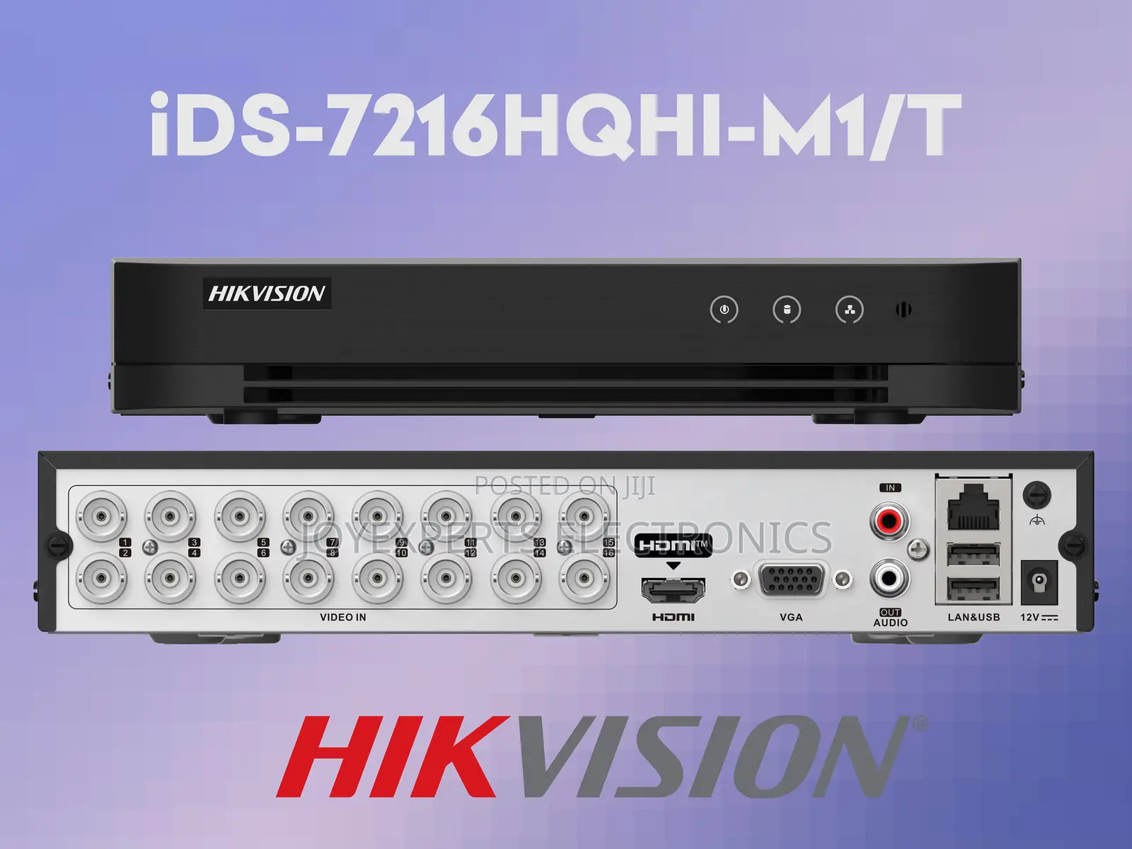 16 Channel Acusense DVR ( Smart Search) Ids-7216hqhi-M1/T