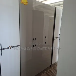 Glossy 4 Door Double Wardrobe 160x55x200cm G-44-Ch