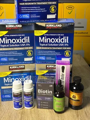 Kirkland Minoxidil, Keratin Biotin, Rosemary and Jamaica Castor Small