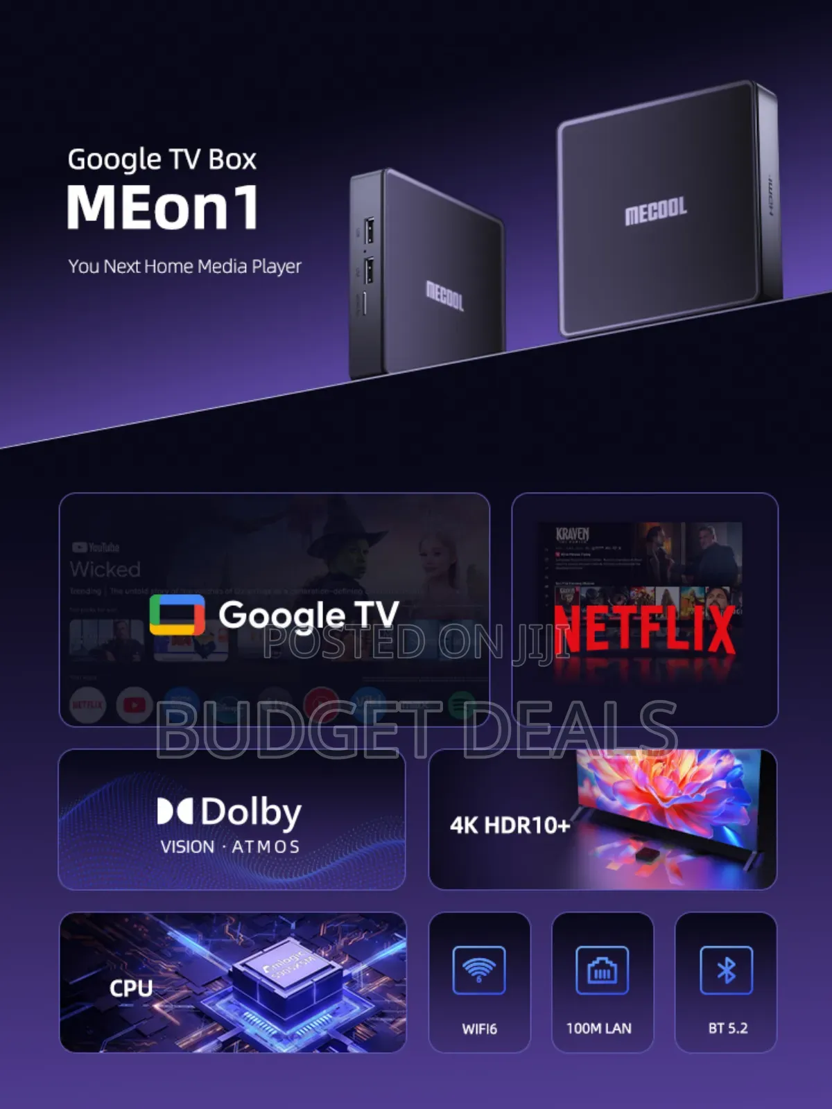 2026 Mecool Meon1 Google Certified Android Tv Box
