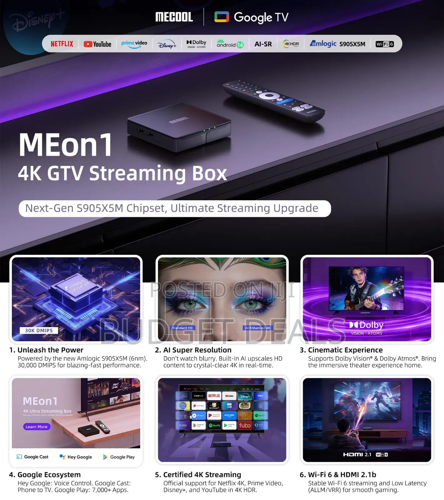 2026 Mecool Meon1 Google Certified Android Tv Box