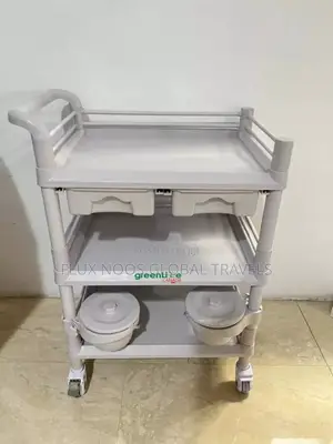 3 Step Medical Trolley Stainless Steel