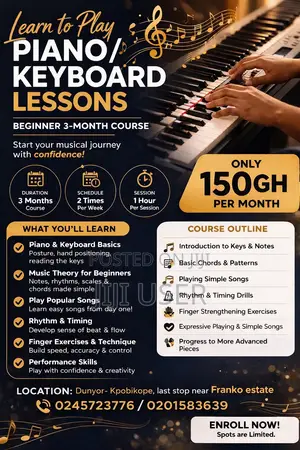 Do You Need a Keyboard/Piano Tutorial or Church