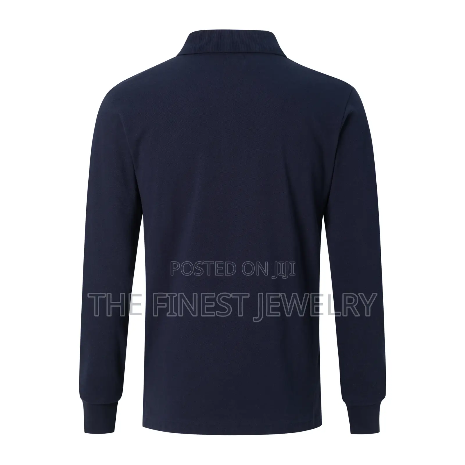 Polo Ralph Lauren Long-Sleeve Polo Shirt in Navy Blue