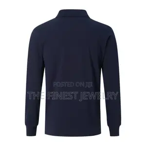 Polo Ralph Lauren Long-Sleeve Polo Shirt in Navy Blue