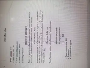 Manufacturing CV