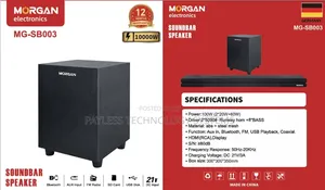 Morgan 30000watt Soundbar With Subwoofer