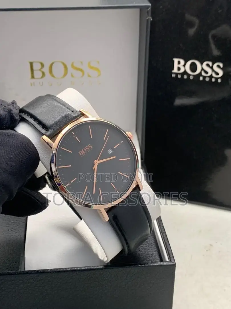 Hugo Boss Leather Watch