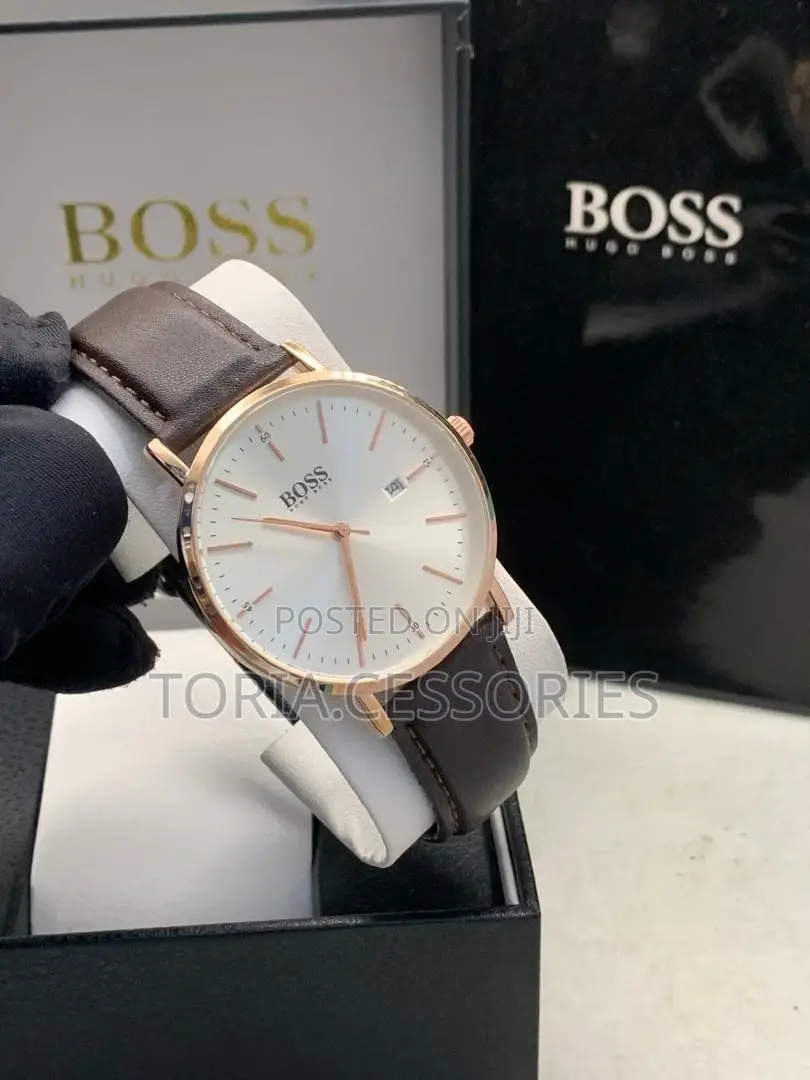 Hugo Boss Leather Watch
