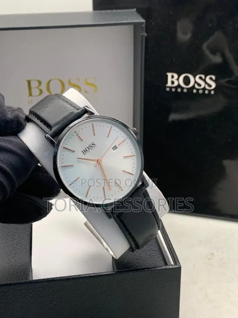 Hugo Boss Leather Watch