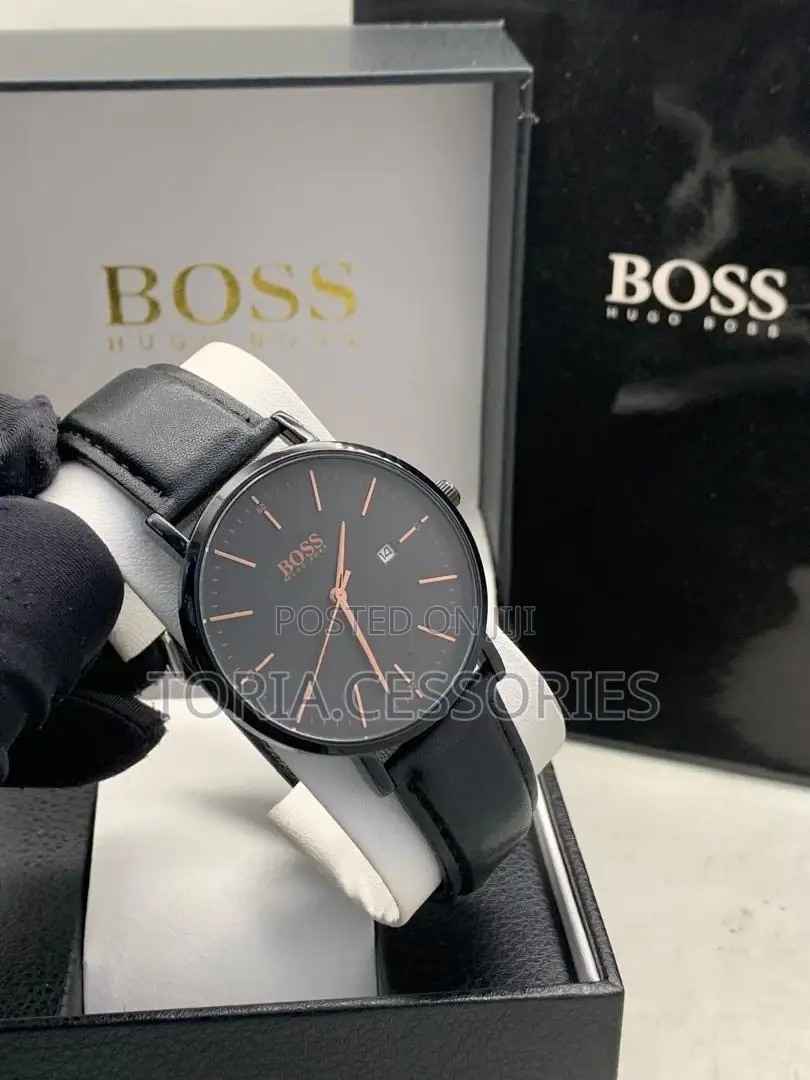 Hugo Boss Leather Watch