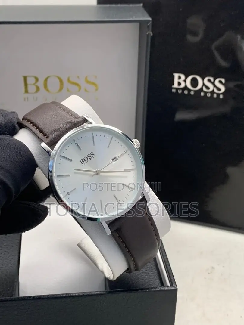 Hugo Boss Leather Watch