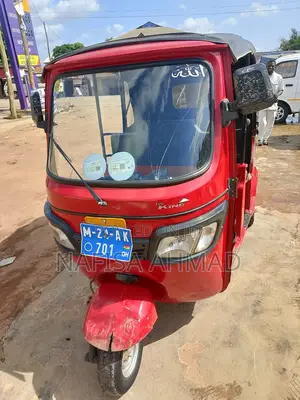 TVS King Deluxe Plus iTouch Start 2024 Red