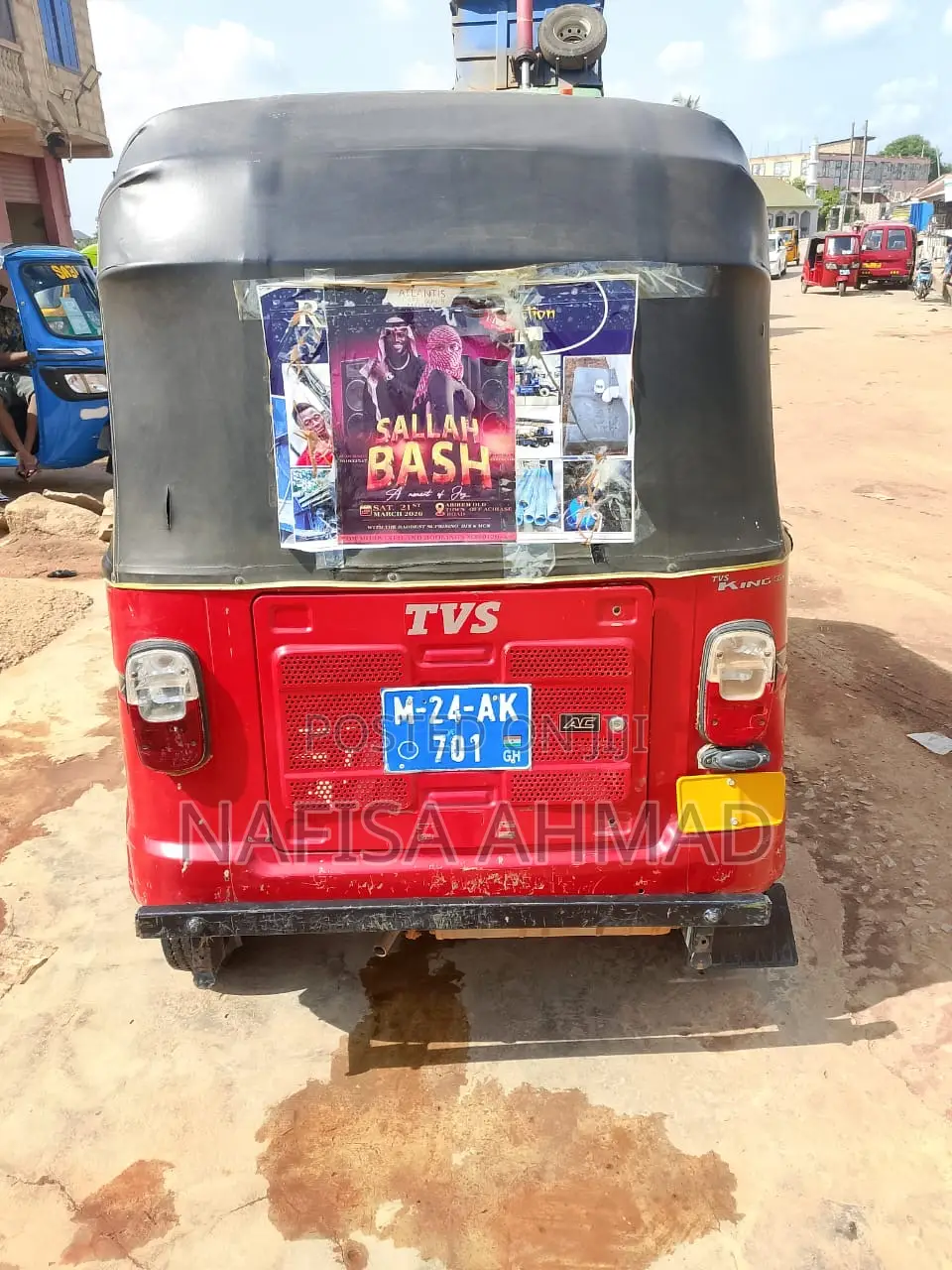 TVS King Deluxe Plus iTouch Start 2024 Red