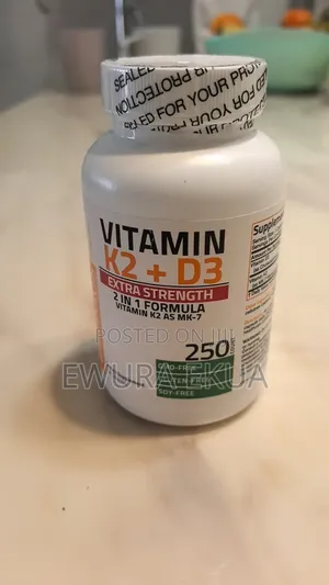 Vitamin K-2 (Mk7) + D3 ( 120 Counts)