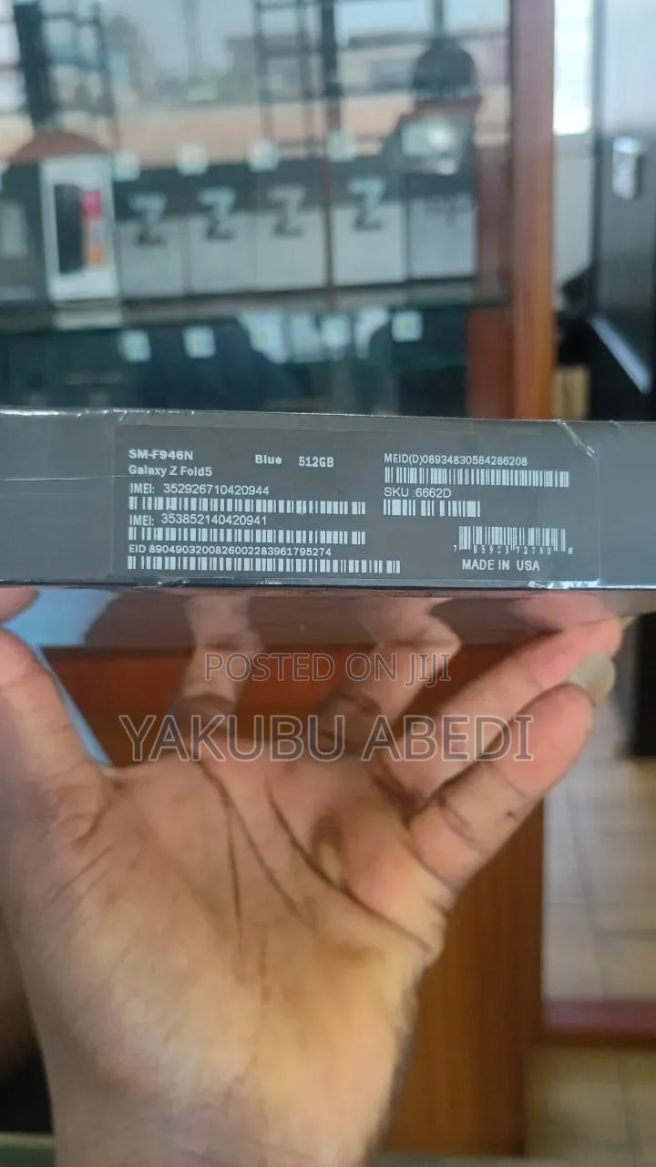 New Samsung Galaxy Z Fold 5 512 GB Blue
