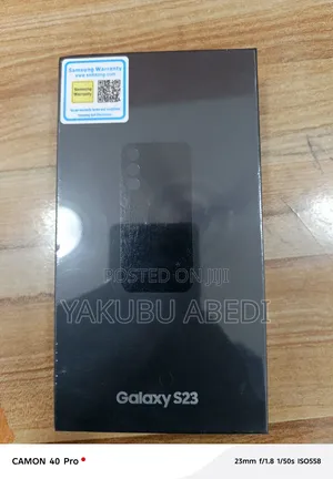 New Samsung Galaxy S23 128 GB Black
