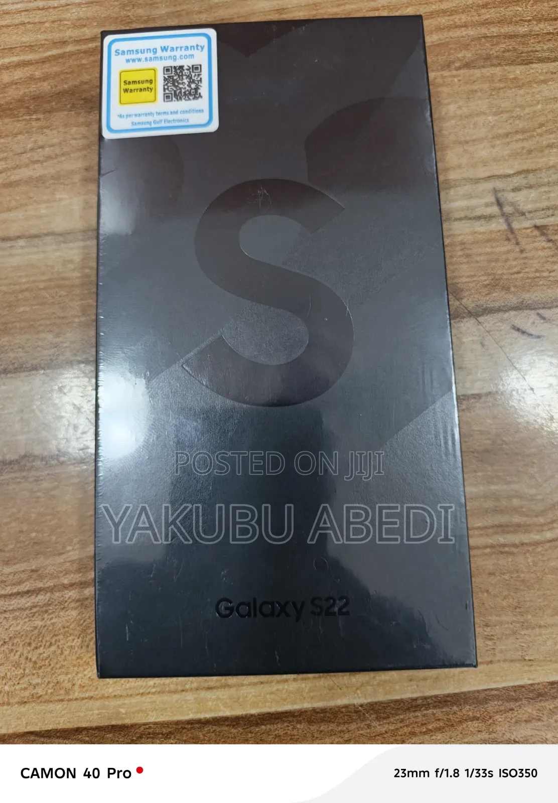 New Samsung Galaxy S22 5G 128 GB Black