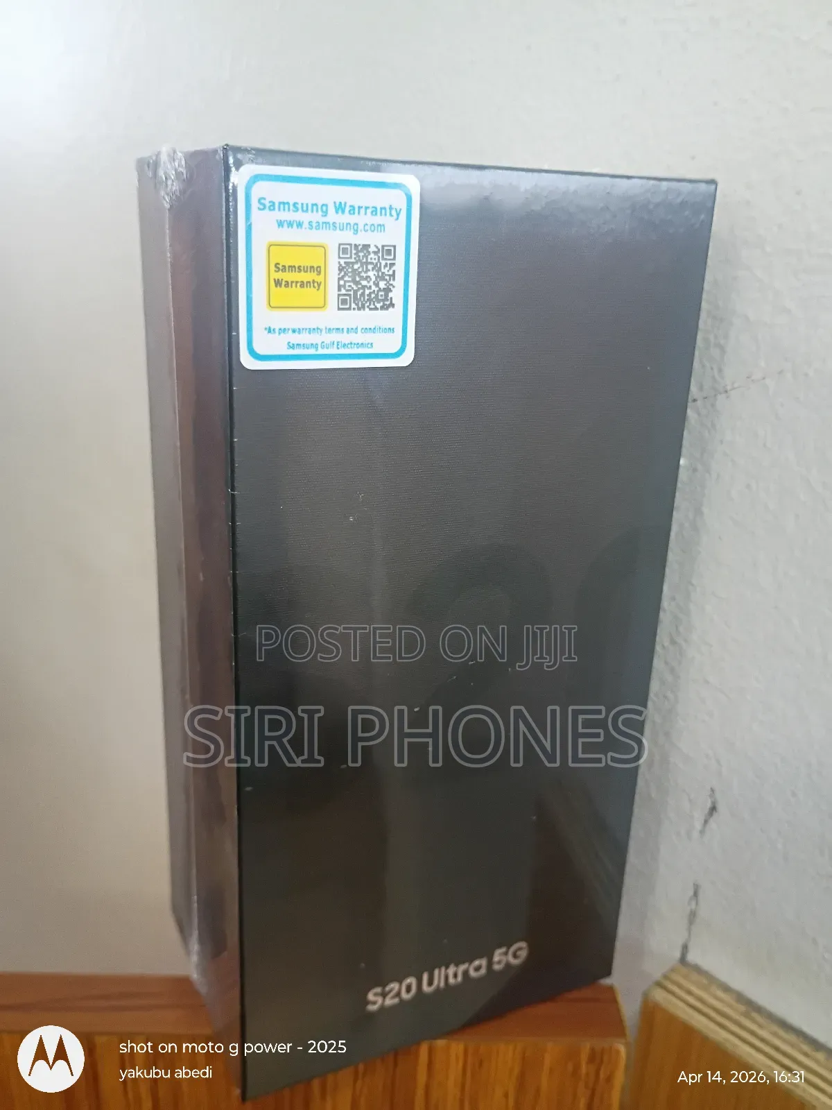 New Samsung Galaxy S20 Ultra 128 GB Black