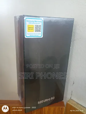 New Samsung Galaxy S20 Ultra 128 GB Black