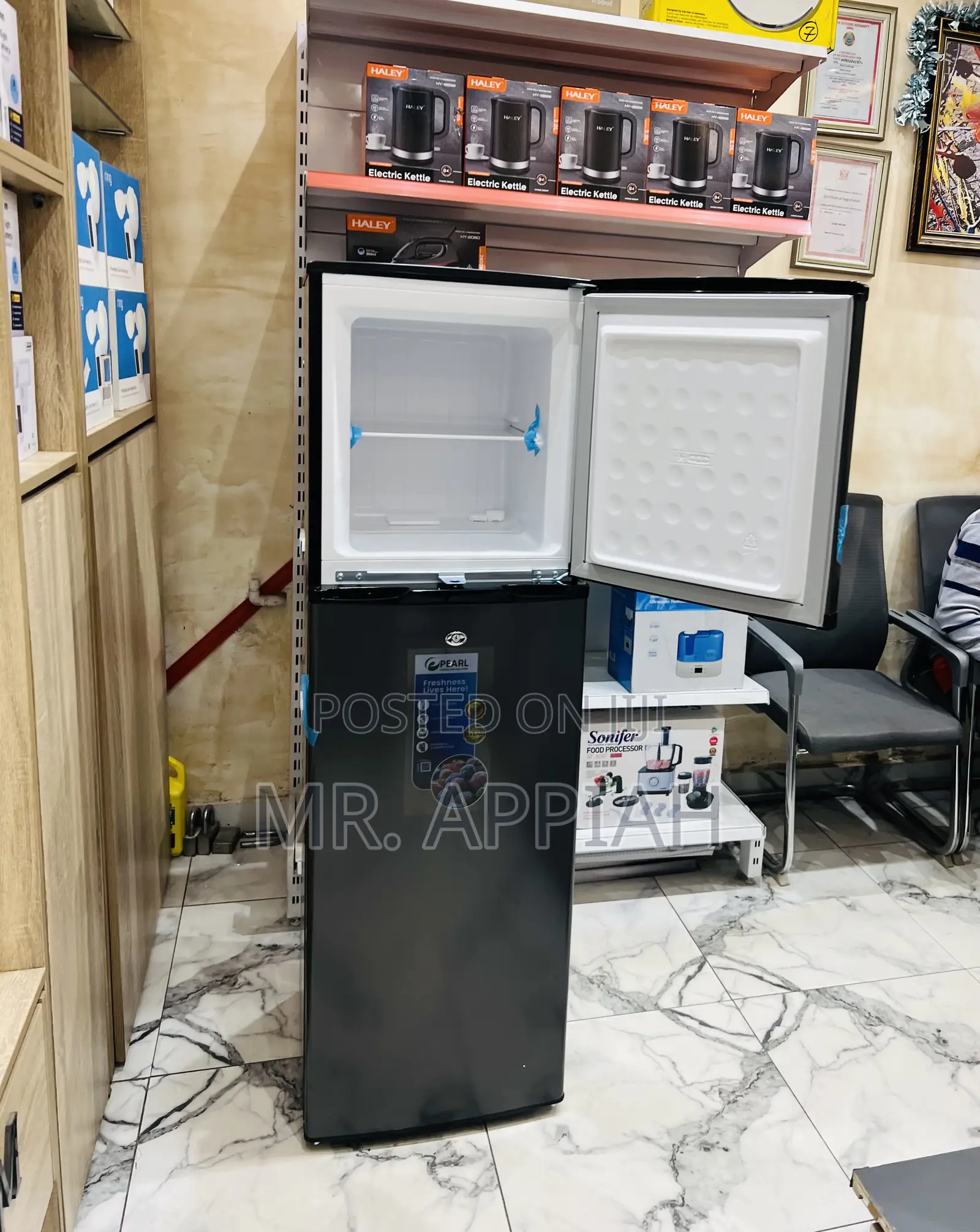 Eco-Friendly Pearl Top Mount Freezer Electric Fridge(Pf-262tix)