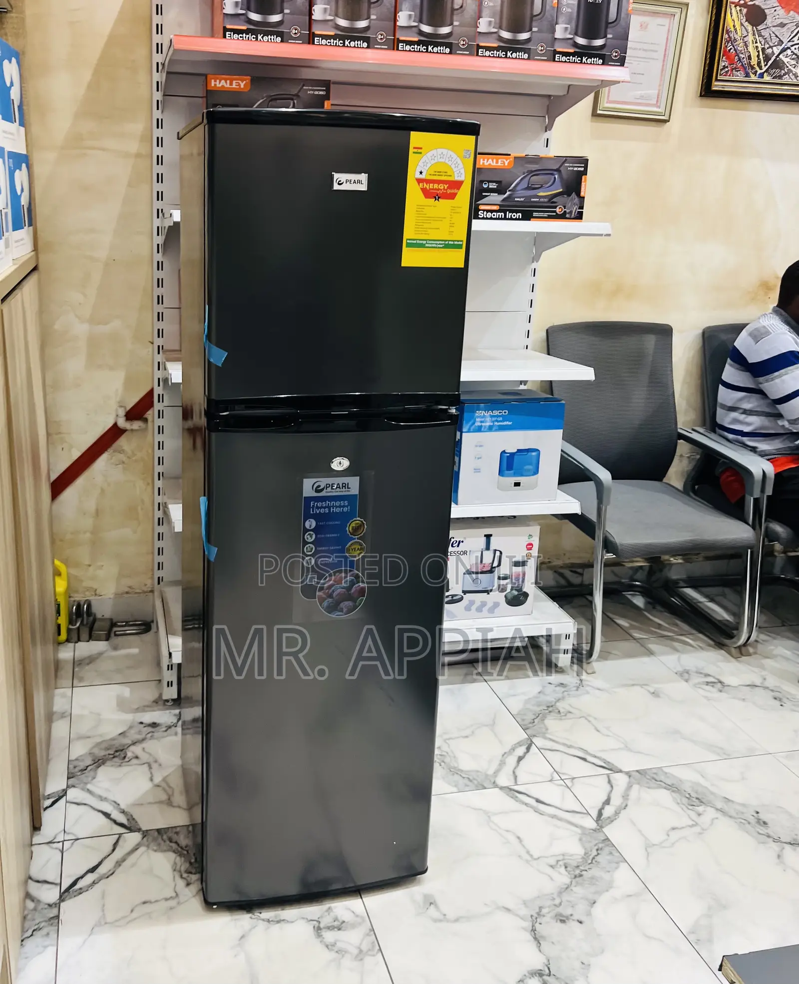Get Affordable Pearl Pf-262tix Double Door Electric Fridge 