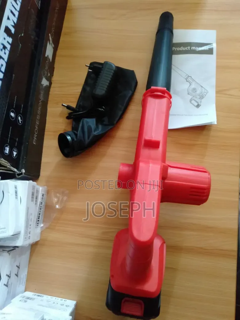 Battery Powered Blower Red